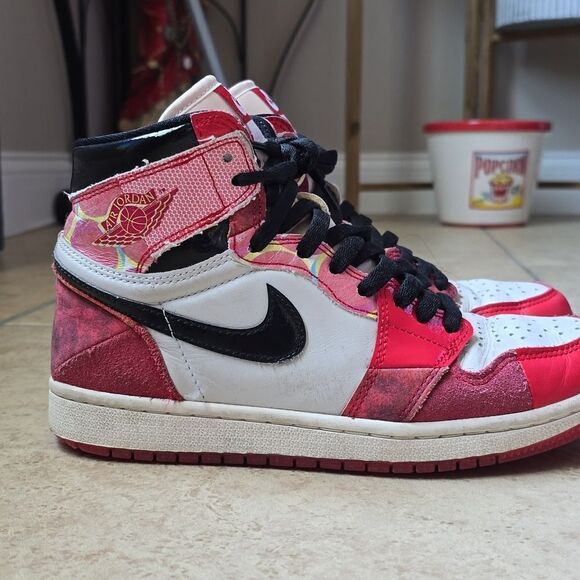 Nike Spider-Man Sneakers BTS HTF Spiderverse - Picture 2 of 10